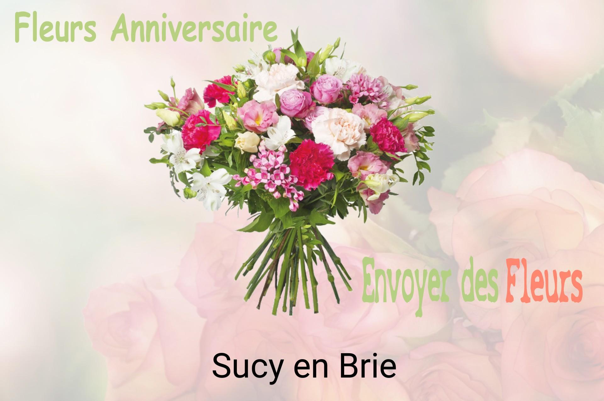 Bouquet de fleurs d’anniversaire livré à Sucy-en-Brie